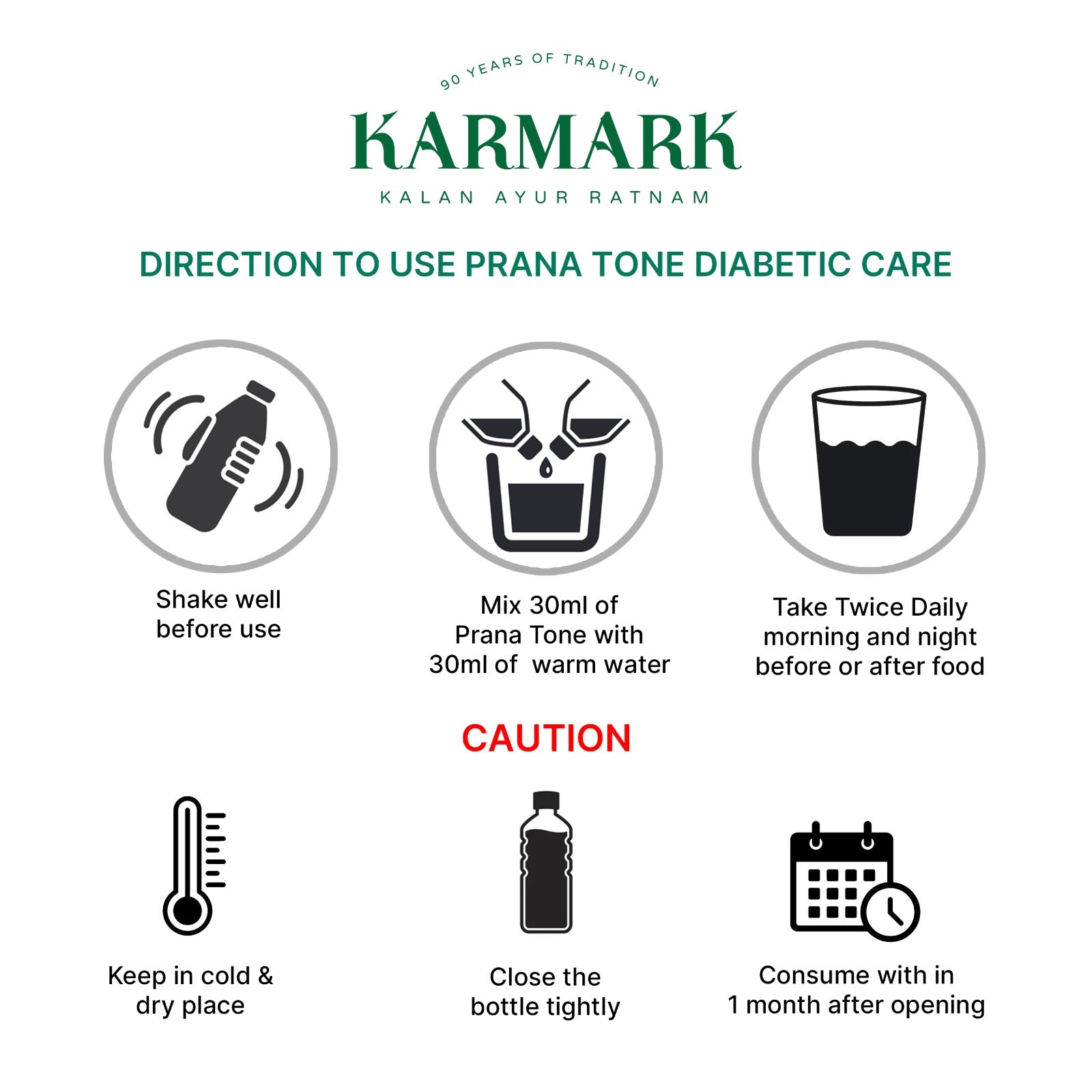 KARMARK Prana Tone for Diabetic care