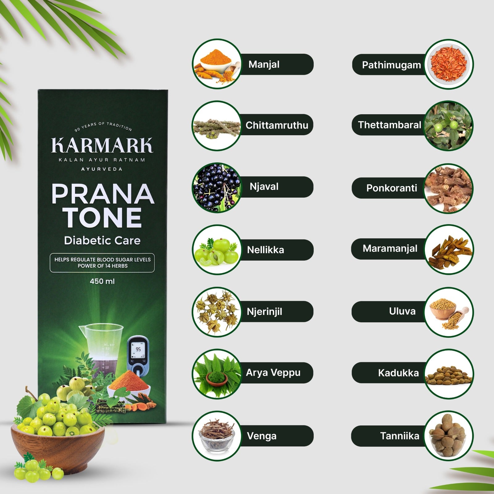 KARMARK Prana Tone for Diabetic care